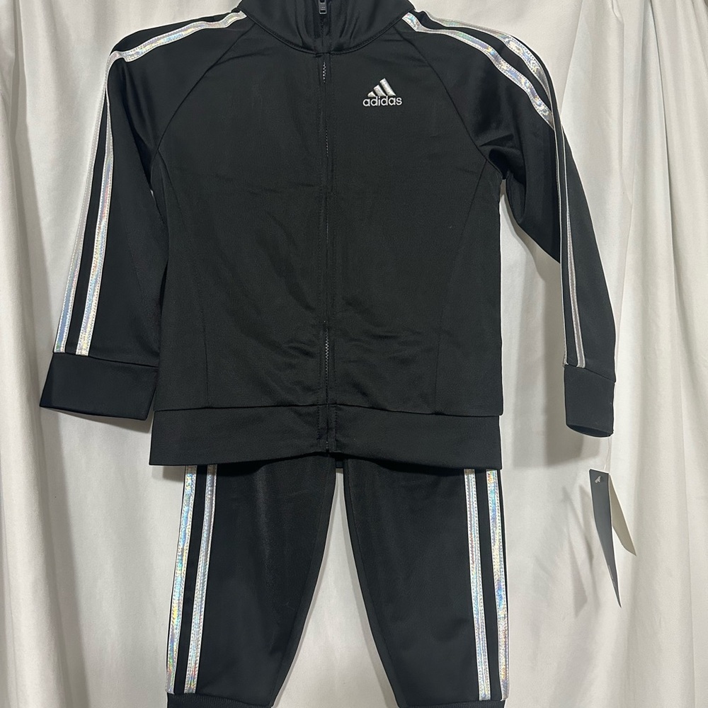 Little girls Adidas tracksuit